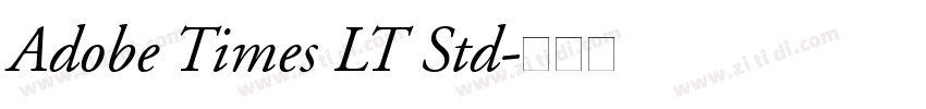 Adobe Times LT Std字体转换 Adobe Times LT Std字体转换